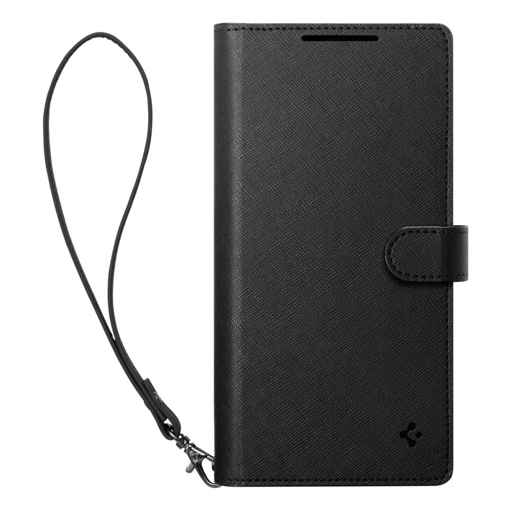 Hoes voor Samsung Galaxy S25 Ultra S938, Spigen, Wallet S, Zwart ACS09124