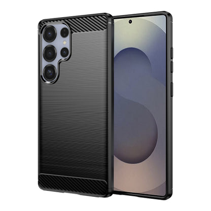 Hoes voor Samsung Galaxy S25 Ultra S938, Techsuit, Carbon, Zwart