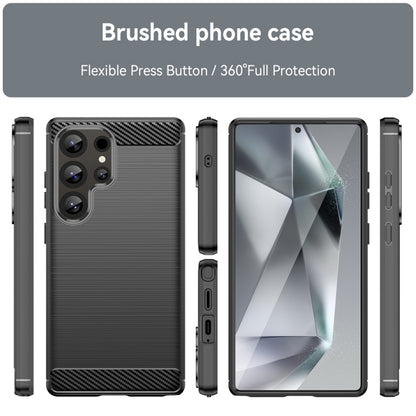 Hoes voor Samsung Galaxy S25 Ultra S938, Techsuit, Carbon, Zwart