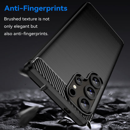 Hoes voor Samsung Galaxy S25 Ultra S938, Techsuit, Carbon, Zwart