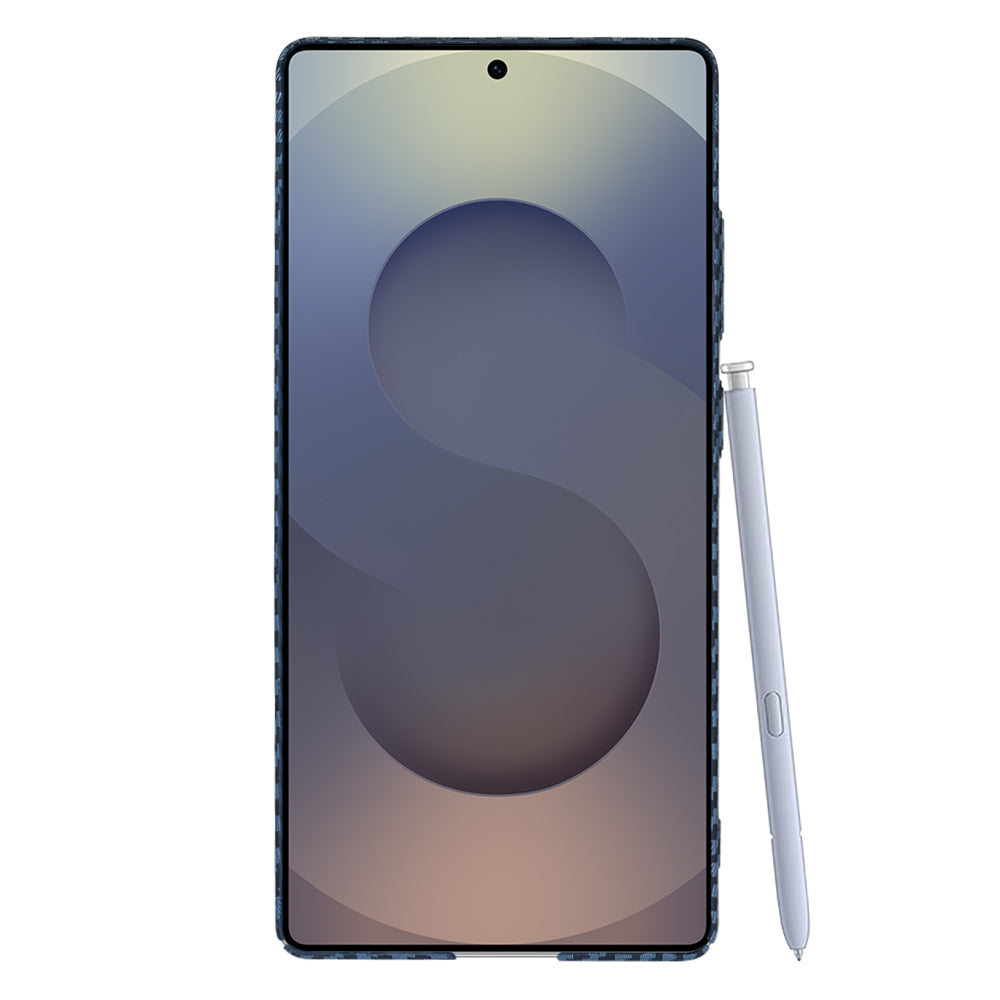 Hoes voor Samsung Galaxy S25 Ultra S938, Techsuit, Carbonite FiberShell, Turquoise