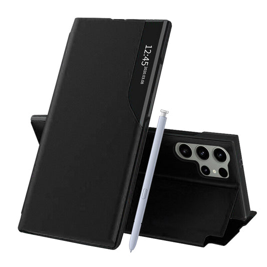 Hoes voor Samsung Galaxy S25 Ultra S938, Techsuit, eFold, Zwart