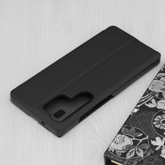 Hoes voor Samsung Galaxy S25 Ultra S938, Techsuit, eFold, Zwart