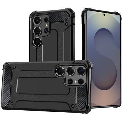 Hoes voor Samsung Galaxy S25 Ultra S938, Techsuit, Hybrid Armor, Zwart