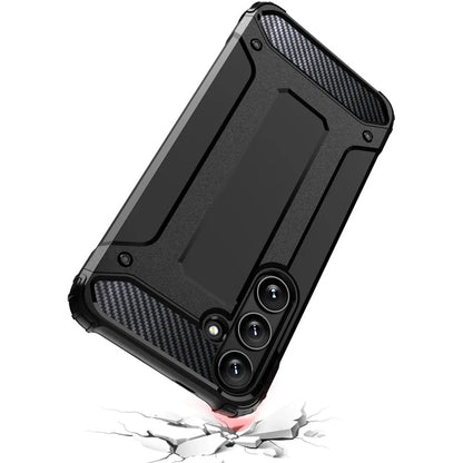 Hoes voor Samsung Galaxy S25 Ultra S938, Techsuit, Hybrid Armor, Zwart