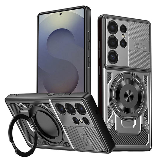 Hoes voor Samsung Galaxy S25 Ultra S938, Techsuit, RuggedCam, Grijs