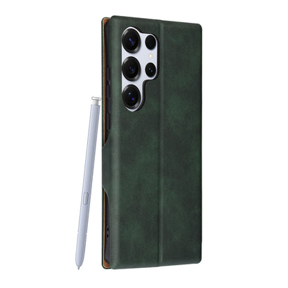 Case for Samsung Galaxy S25 Ultra S938, Techsuit, Safe Wallet Plus, Green