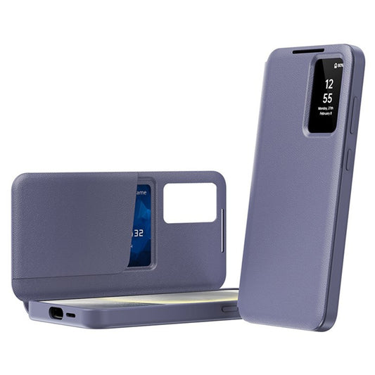 Hoes voor Samsung Galaxy S25 Ultra S938, Techsuit, SmartView, Paars