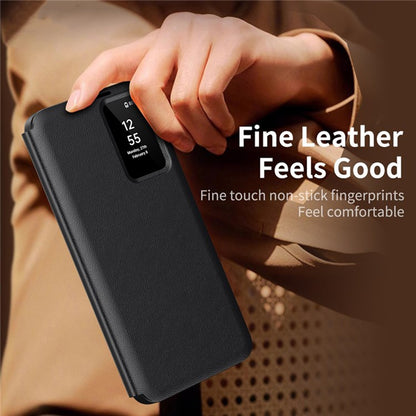 Case for Samsung Galaxy S25 Ultra S938, Techsuit, SmartView, Black