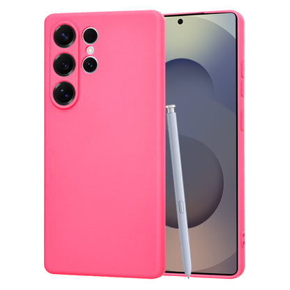 Hoes voor Samsung Galaxy S25 Ultra S938, Techsuit, SoftFlex, Donkerroze
