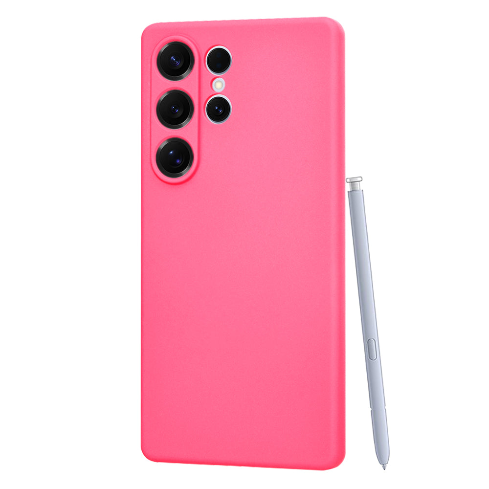 Hoes voor Samsung Galaxy S25 Ultra S938, Techsuit, SoftFlex, Donkerroze