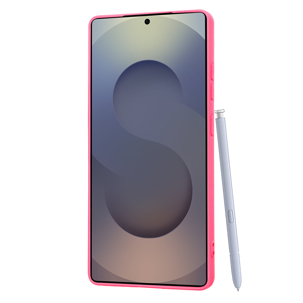 Hoes voor Samsung Galaxy S25 Ultra S938, Techsuit, SoftFlex, Donkerroze