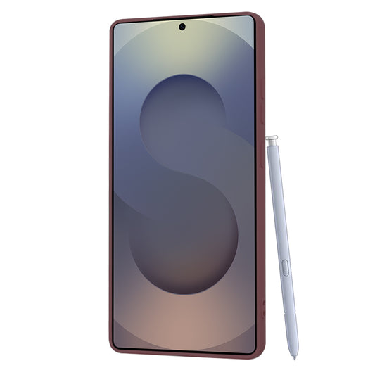 Hoes voor Samsung Galaxy S25 Ultra S938, Techsuit, SoftFlex, Wijnrood