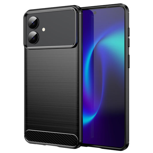 Hoes voor Samsung Galaxy S26 Edge, Techsuit, Carbon, Zwart