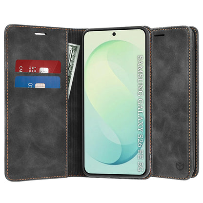 Hoes voor Samsung Galaxy S26 FE / S25 FE, Techsuit, Confy, Zwart