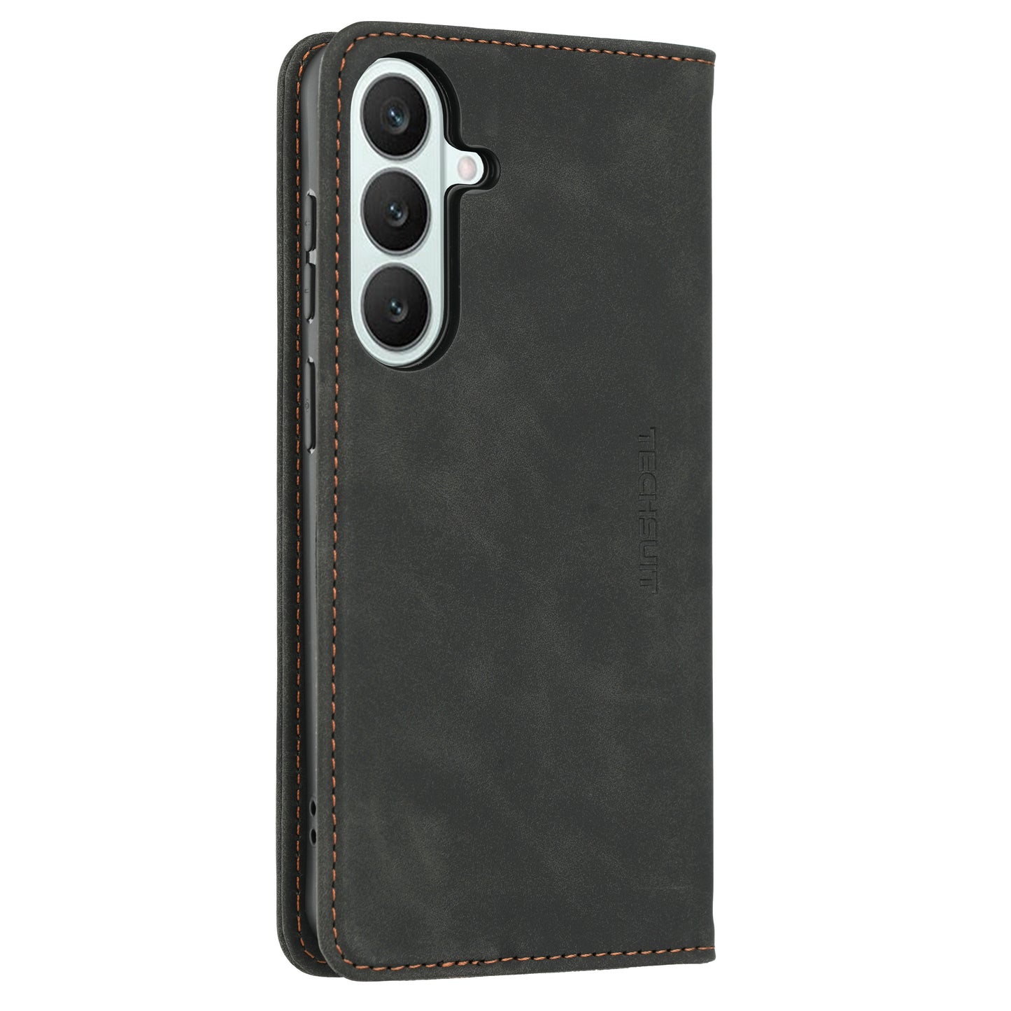 Hoes voor Samsung Galaxy S26 FE / S25 FE, Techsuit, Confy, Zwart
