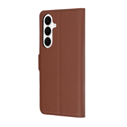 Hoes voor Samsung Galaxy S26 FE / S25 FE, Techsuit, Leather Folio, Bruin