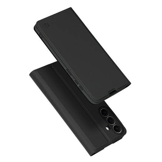 Hoes voor Samsung Galaxy S26 FE / S25 FE, Techsuit, Magskin Book, Zwart
