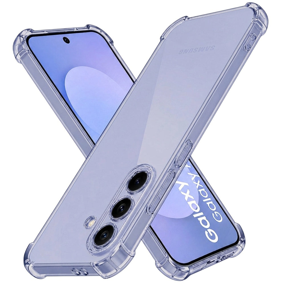 Hoesje voor Samsung Galaxy S26 FE S741 / S25 FE, Techsuit, Schokbestendig Transparant, Smokey
