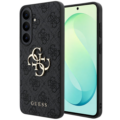 Hoes voor Samsung Galaxy S26 FE S741, Guess, 4G Metaallogo, Zwart