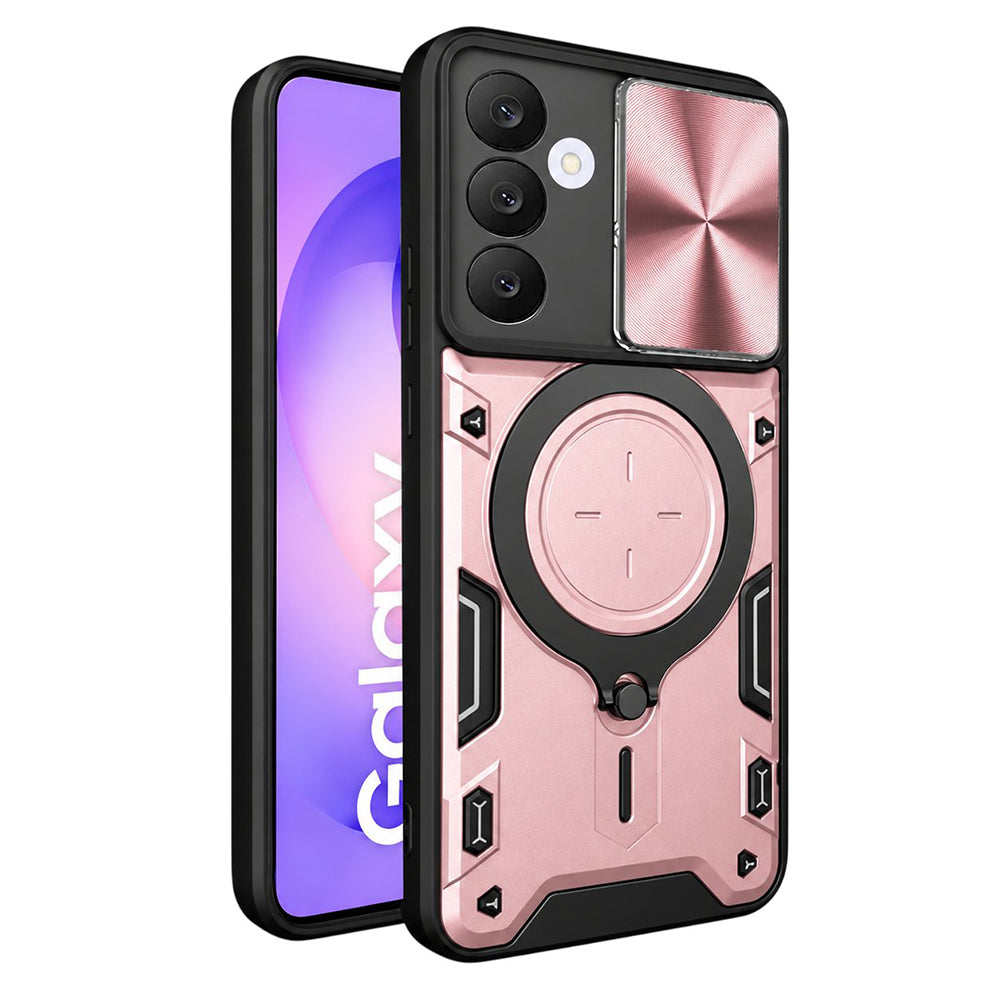 Hoesje voor Samsung Galaxy S26 FE S741 / S25 FE, Techsuit, CamGuard Pro, Roségoud