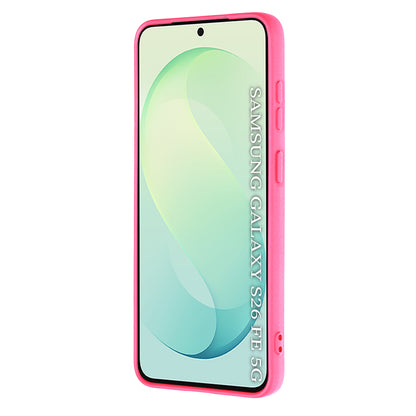 Hoesje voor Samsung Galaxy S26 FE S741 / S25 FE, Techsuit, SoftFlex, Donkerroze