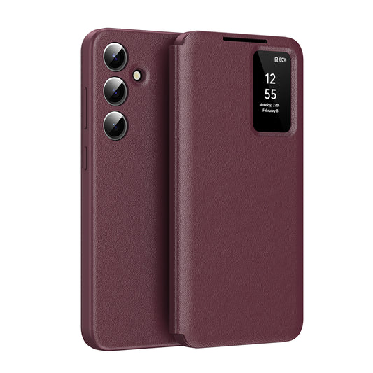Hoes voor Samsung Galaxy S26 FE, Techsuit, SmartView, Rood