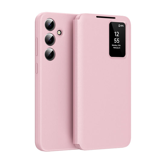 Hoes voor Samsung Galaxy S26 FE, Techsuit, SmartView, Roze