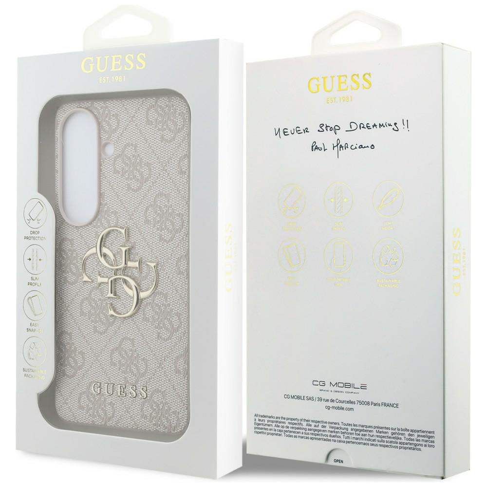 Hoesje voor Samsung Galaxy S26 S942, Guess, 4G Big Logo, Roze