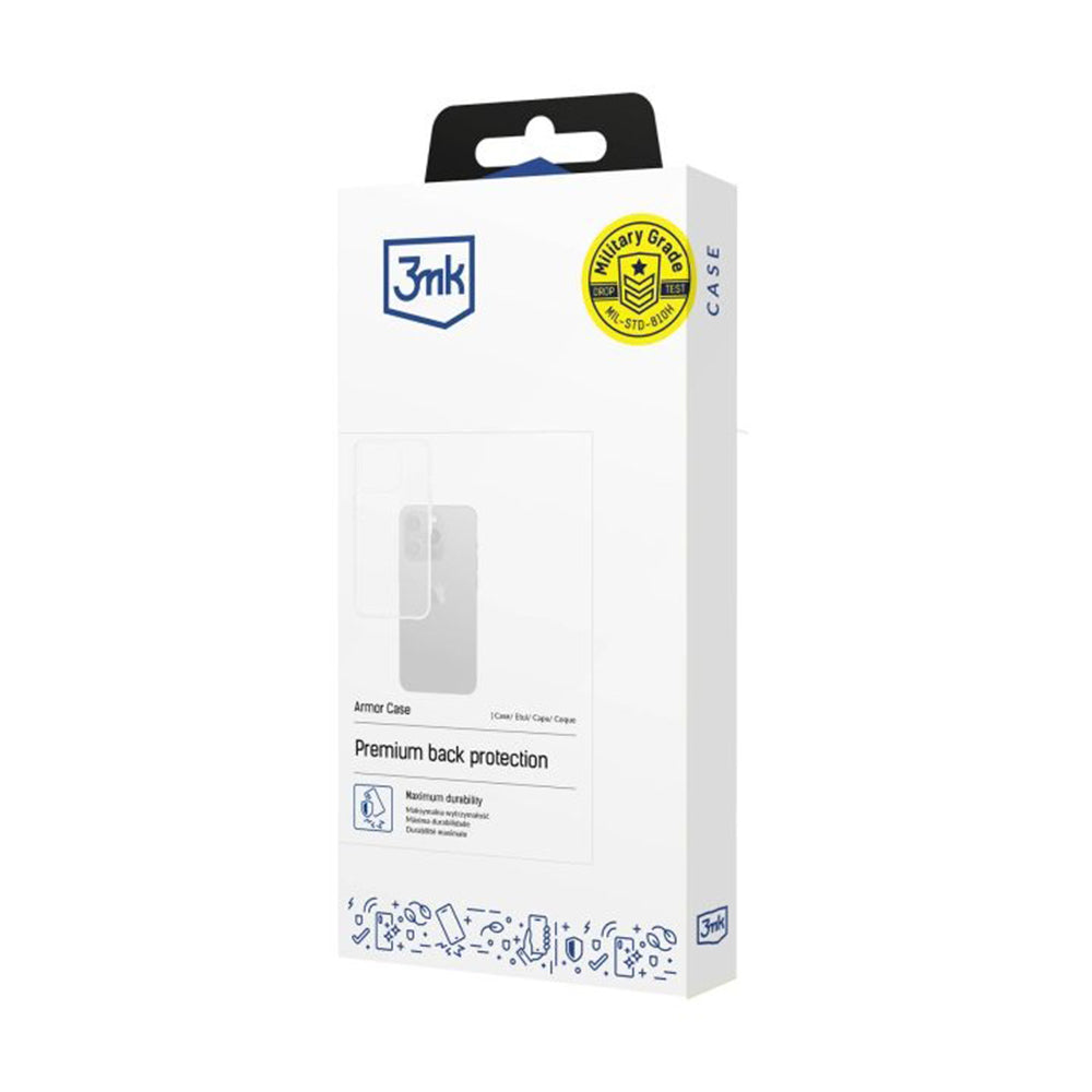 Hoes voor Samsung Galaxy S26 Plus, 3MK, Armor, Transparant