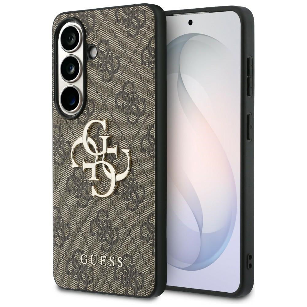 Hoesje voor Samsung Galaxy S26 Plus S947, Guess, 4G Big Logo, Bruin