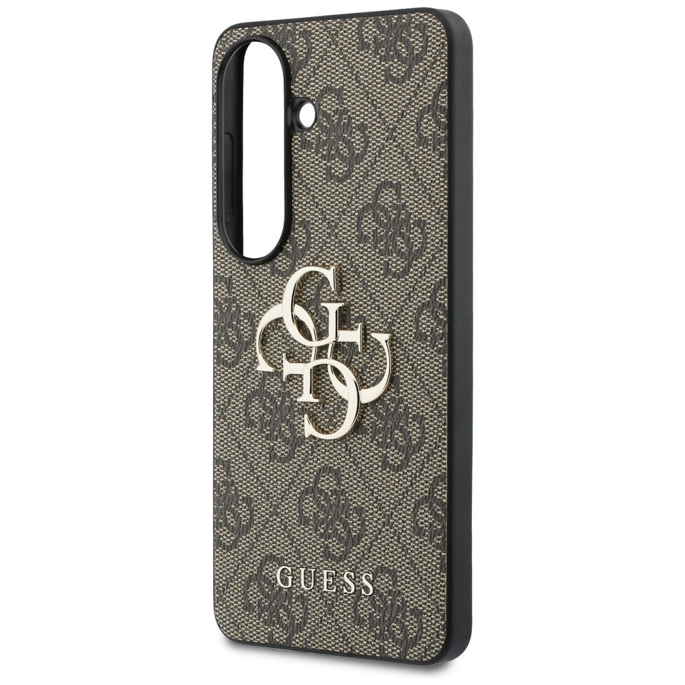 Hoesje voor Samsung Galaxy S26 Plus S947, Guess, 4G Big Logo, Bruin