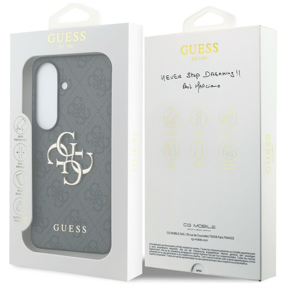 Hoes voor Samsung Galaxy S26 Plus S947, Guess, 4G Big Logo, Zwart