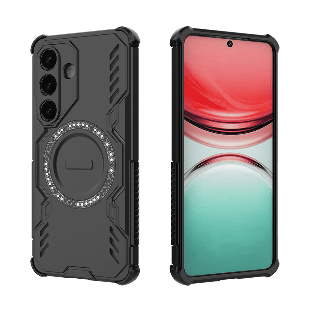 MagSafe Case for Samsung Galaxy S26 Plus, Techsuit, ArmorMag, Black