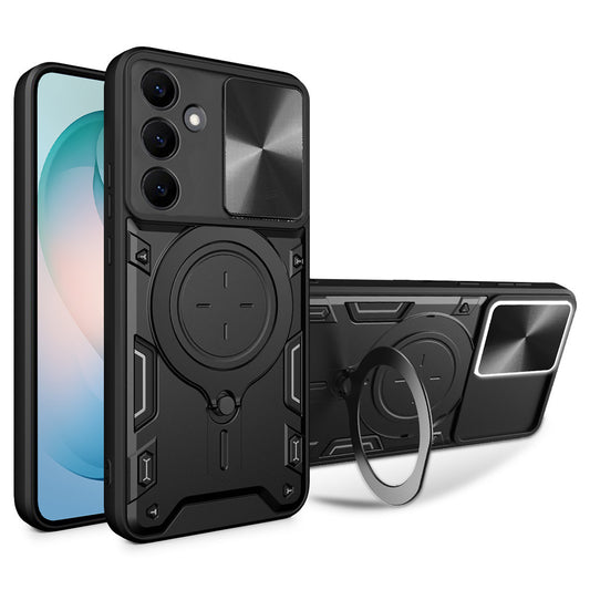 Hoes voor Samsung Galaxy S26 Plus, Techsuit, CamGuard Pro, Zwart