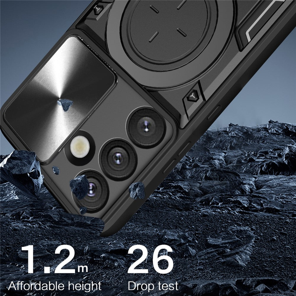 Hoes voor Samsung Galaxy S26 Plus, Techsuit, CamGuard Pro, Goudroze