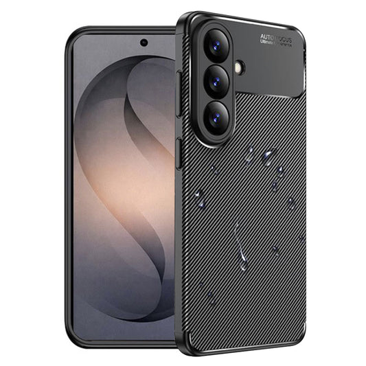 Hoes voor Samsung Galaxy S26 Plus, Techsuit, CarbonFiber, Zwart