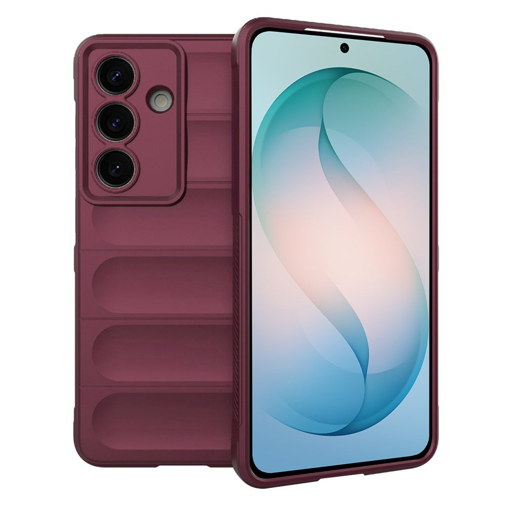 Hoes voor Samsung Galaxy S26 Plus, Techsuit, Magic Shield, Kersenrood