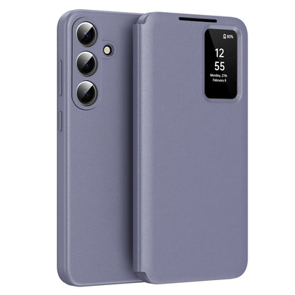 Hoes voor Samsung Galaxy S26 Plus S947, Techsuit, SmartView, Paars