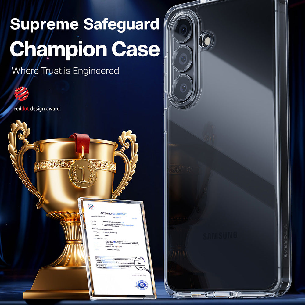 Hoes voor Samsung Galaxy S26 Plus, Torras, Guardian, Transparant