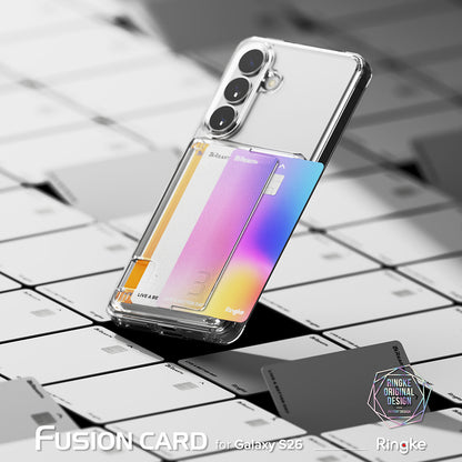 Hoes voor Samsung Galaxy S26 S942, Ringke, Fusion Card, Transparant
