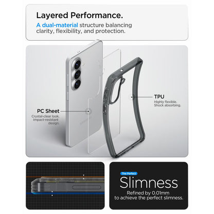 Hoes voor Samsung Galaxy S26 S942, Spigen, Ultra Hybrid, Rookkleurig ACS10733