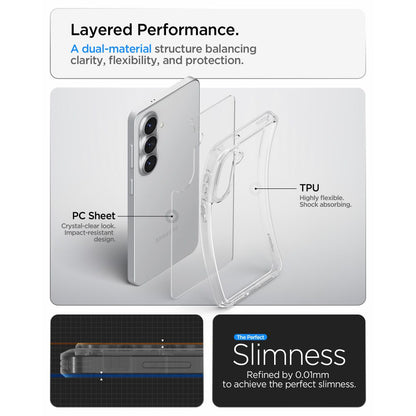 Hoes voor Samsung Galaxy S26 S942, Spigen, Ultra Hybrid, Transparant ACS10732