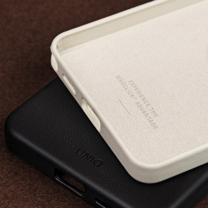 Hoes voor Samsung Galaxy S26 S942, UNIQ, Lyden Leatherette, Zwart