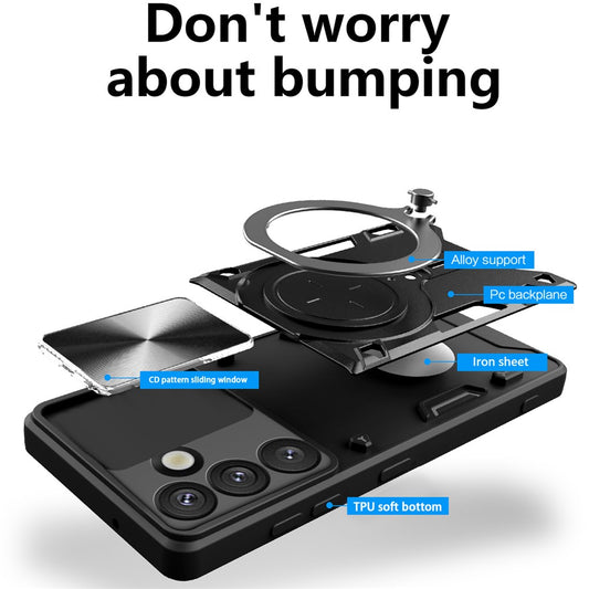 Hoes voor Samsung Galaxy S26, Techsuit, CamGuard Pro, Paars