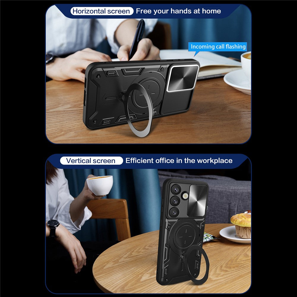 Hoes voor Samsung Galaxy S26, Techsuit, CamGuard Pro, Paars