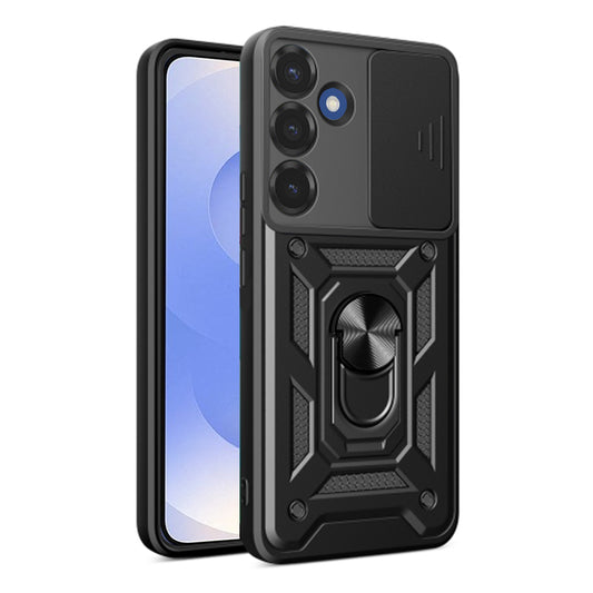 Hoes voor Samsung Galaxy S26, Techsuit, CamShield, Zwart