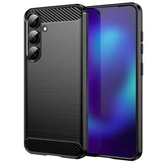 Hoes voor Samsung Galaxy S26, Techsuit, Carbon, Zwart