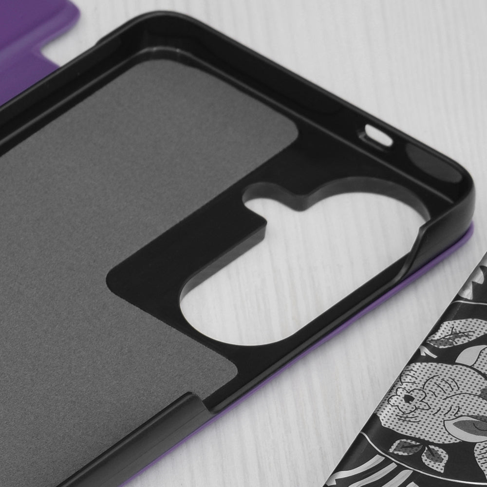 Hoes voor Samsung Galaxy S26, Techsuit, eFold, Paars