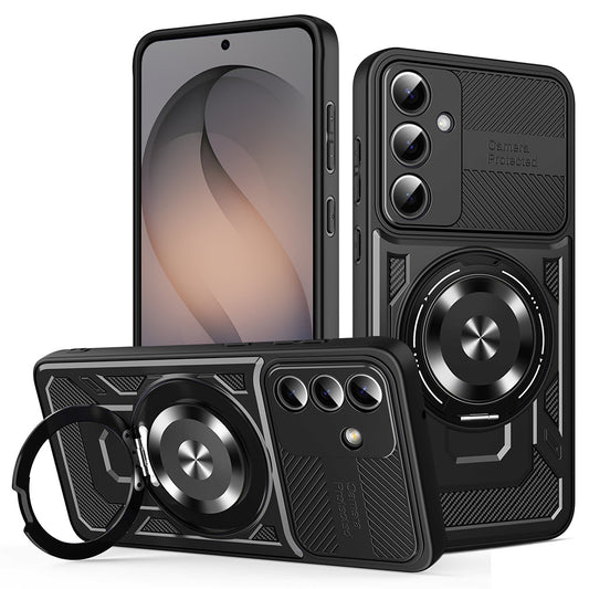 Hoes voor Samsung Galaxy S26, Techsuit, RuggedCam, Zwart